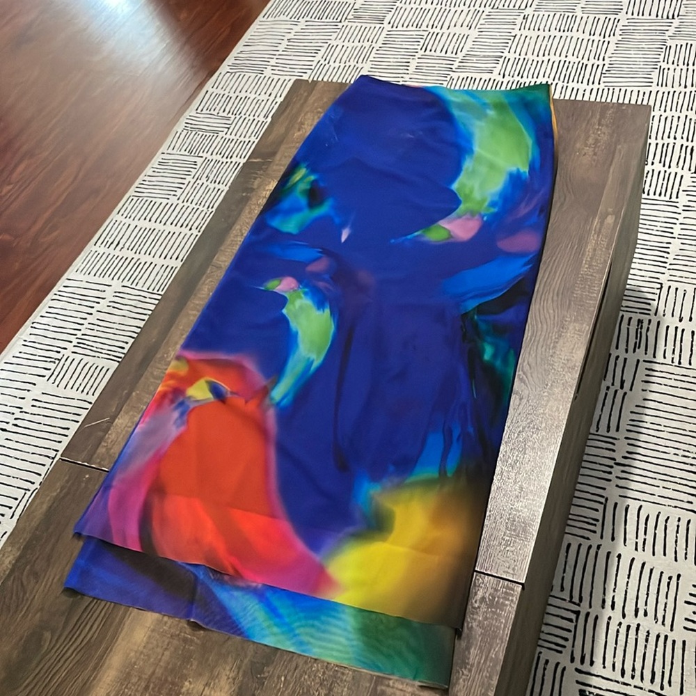 Zara Multicolored Maxi Skirt